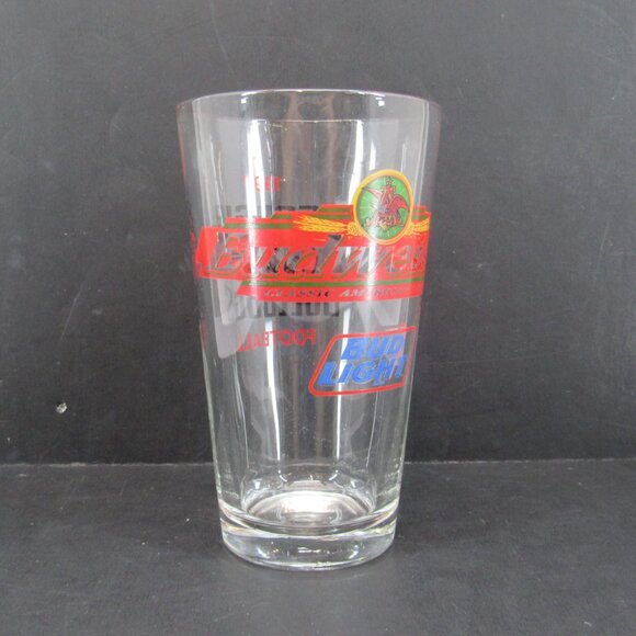 Budweiser Bud Light Logo 1997 Georgia Bulldogs Football Libbey Glass 10 Oz - Picture 8 of 8
